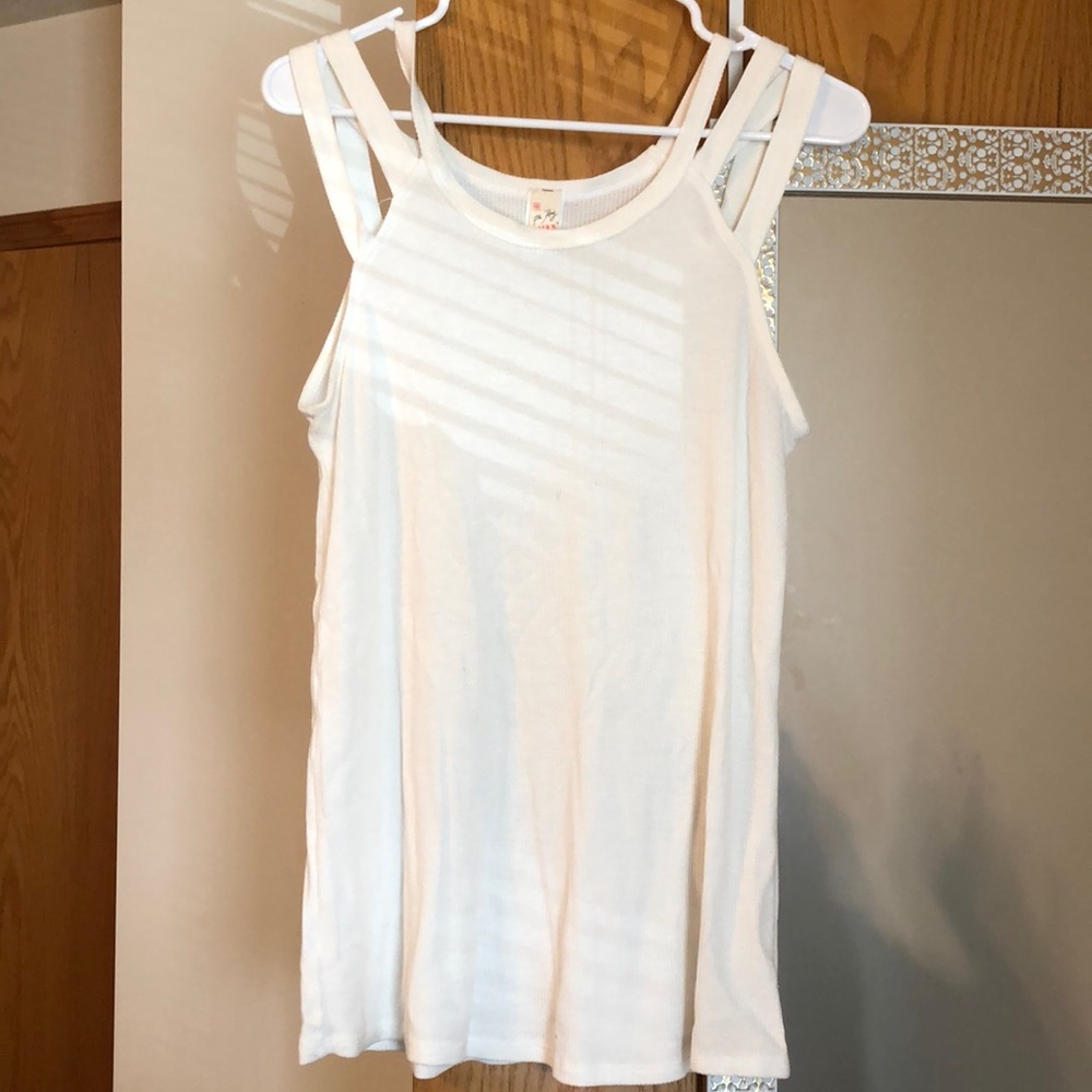 Cream tank top